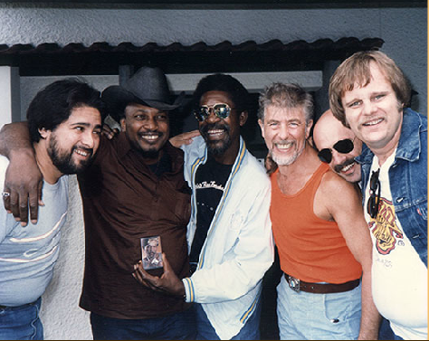John Mayall with his band at Montreux