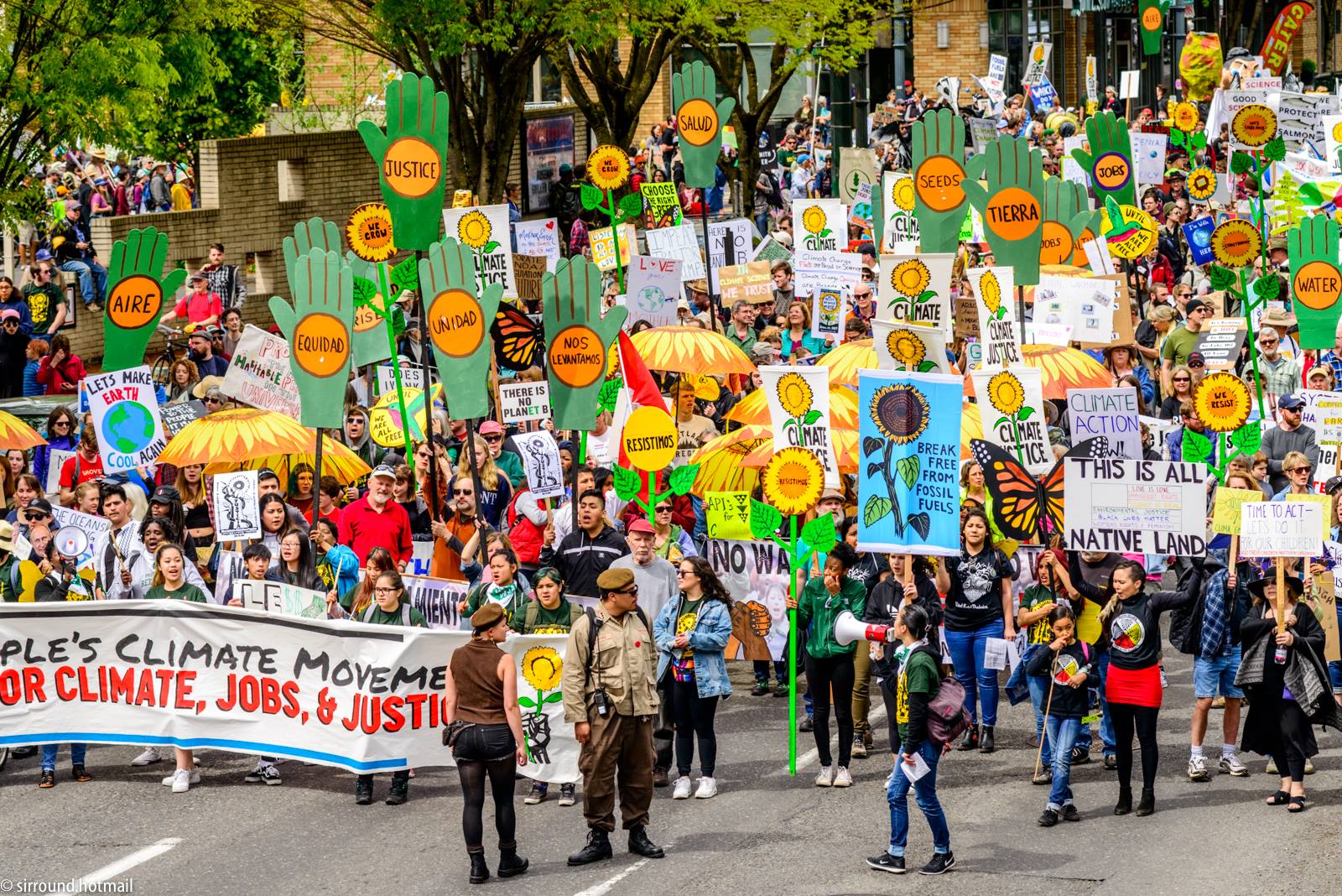 From the Portland Climate March KBOO