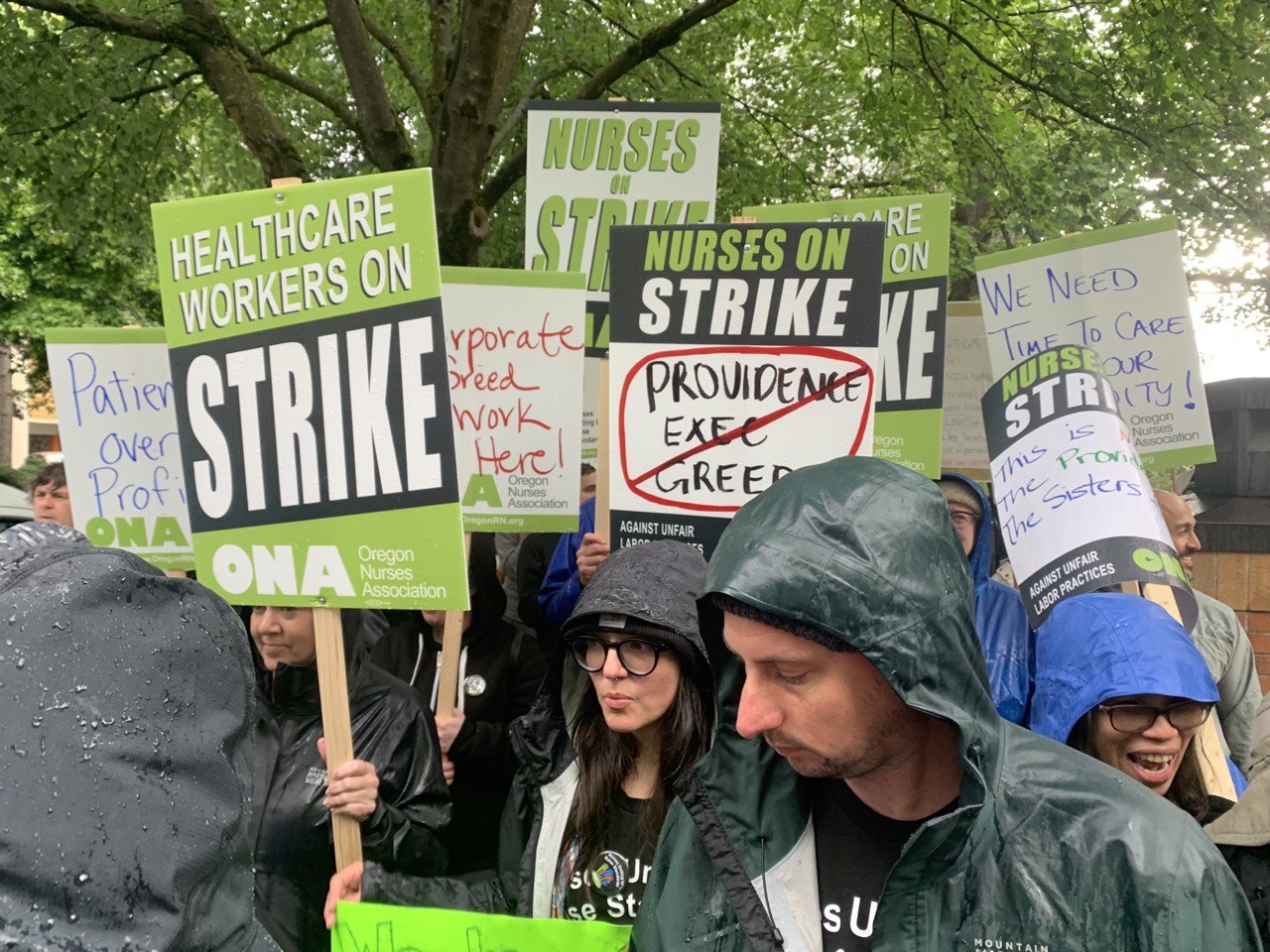 Providence Nurses on Strike ! KBOO