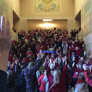 November 21 Jordan Cove protest Oregon State Capitol