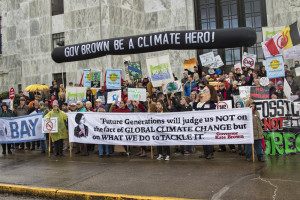 Gov Brown Be A Climate Hero by Backbone Campaign/Flickr used under CC BY 2.0