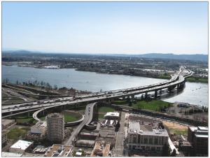 2007 Rendering of original Columbia River Crossing plan