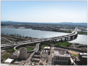 2007 Rendering of original Columbia River Crossing plan 2007 Rendering of original Columbia River Crossing plan