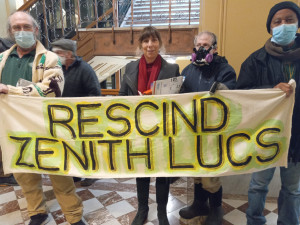 Stop Zenith Action at City Hall December 14, 2022