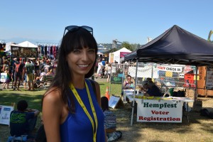 Jodie Emery, political activist and publisher of Cannabis Culture