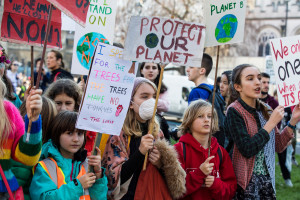 Youth march for a Green New Deal