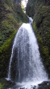 Waterfall in the Columbia River Gorge