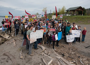 Kalama Longview no coal protest