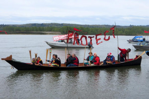 Kalama boat rally against NWI