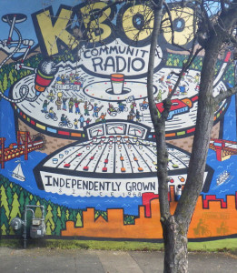The KBOO Mural, Right Outside The Station