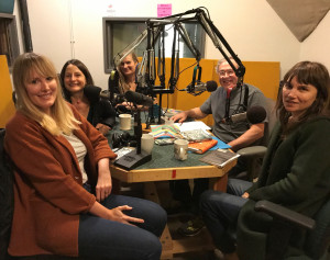 (from left) Kimberly King Parsons, Karen Russell, Lidia Yuknavitch, and Margaret Malone