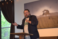 Leland Berger speaking at the Minority Cannabis Business Association networking rally in Portland, Oregon, on June 11, 2016.