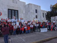 Jordan Cove Protest at Oregon State Capitol 11-21-19