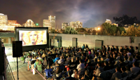 The Film Show on KBOO visits the Northwest Film Center's Top Down Rooftop Cinema