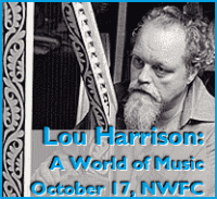 Lou Harrison, the man, the harpist
